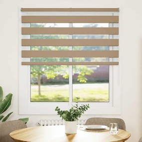zebrafüggönnyel homokbarna szövetszélesség 115,9 cm poliészter