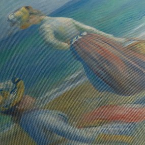Kép - Auguste Renoir, Figures on the Beach, reprodukciók (70x50 cm)