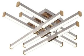 LED Dimmelhető felületre szerelhető csillár LED/90W/230V 3000-6500K + távirányítás