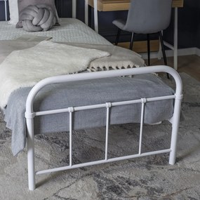 Fehér Fém Ágykeret. 90x200 cm PABLO