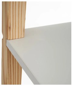 Fehér gyerek könyvespolc 60x76 cm – Casa Selección