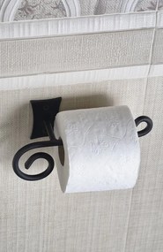 METAFORM METAFORM, REBECCA WC papír tartó fedő nélkül, fekete, CC017