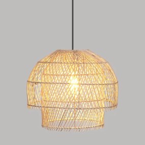 Atmosphera - Csillár zsinóron KERY 1xE27/40W/230V rattan