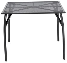 ROJAPLAST Kerti asztal fémből 72 x 90 x 90 cm