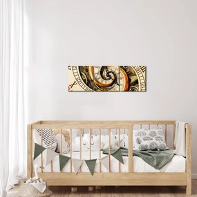 Egy óra képe (órával) (90x30 cm)
