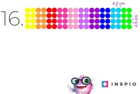 INSPIO Fali dekoráció - Színes pontok