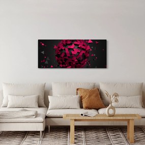 A 3D absztrakció képe (120x50 cm)