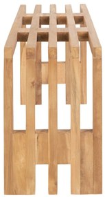 Benidorm pad, teak fa, natúr, 90x30x49 cm