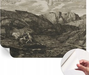 Öntapadós Dekoratív Fotótapéta Hálószobába Hegyi utazás 104x70 cm