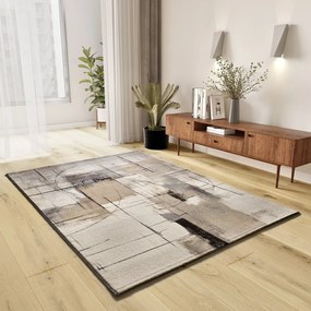 Szürke-bézs szőnyeg 133x190 cm Beruti – Universal