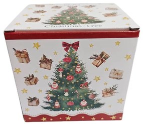 Karácsonyi fenyőfás porcelán bögre 650 ml díszdobozban Christmas Tree 3