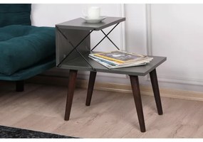 Éjjeliszekrény CROSS 55x50 cm antracit