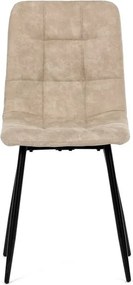 Jídelní židle, béžová, látka vintage, CT-281 CRM3