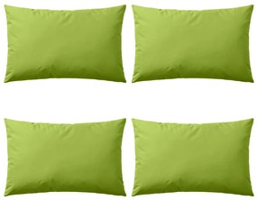 4 db almazöld kültéri párna 60 x 40 cm