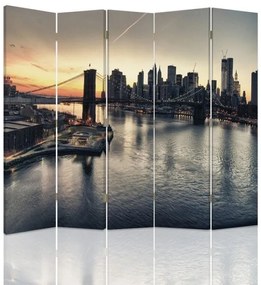 Gario Paraván Brooklyn híd New Yorkban Méret: 180 x 170 cm, Kivitelezés: Klasszikus paraván