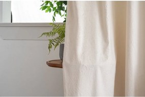 DUNES VELVET sötétítő függöny 140×250 cm, krémszínű Felfüggesztés: Hullámos sínszalag