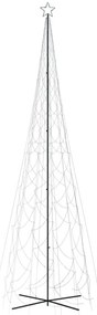 kúp alakú karácsonyfa 3000 kék LED-del 230 x 800 cm