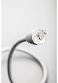 LED Lámpatest, BOSTON, meleg fehér, 450mm hossz, csavarozható, 12V, 90lm, 1W, kábellel, csatlakozóval, kapcsoló a búrán