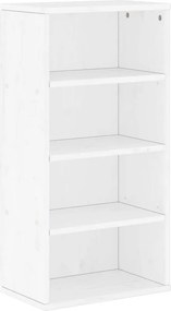 vidaXL oldalsó szekrény ODDA fehér 40x24x79 cm tömörfa fenyőfa