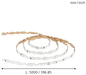 Eglo FLEXIBLE STRIPE 98574 LED szalag, 19,5W, RGB, 5m