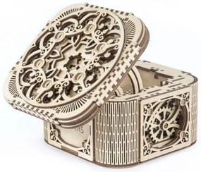 Ugears - 3D fa mechanikus puzzle Ékszerdoboz