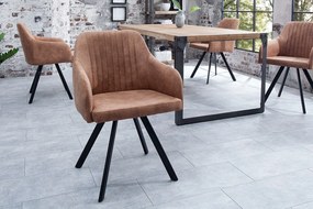 VIBE design szék - vintage barna