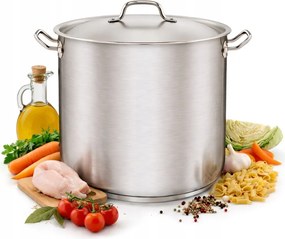 Gasztronómiai fazék 30L Hagyományos Rozsdamentes acél Fedél Indukciós Gáz