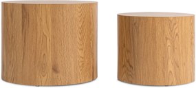 Dohányzóasztal szett Tölgy színben. LEILA