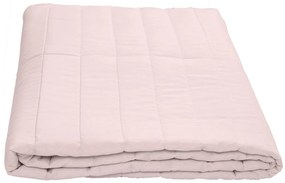 SUMMER nyári steppelt paplan 140x200 cm párnahuzattal 70x90 cm, púderrózsaszín