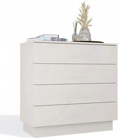 Amber 4S Komód Szekrény Kasmír Bézs 4 Fiókos Nappali Hálószoba 85x84x40