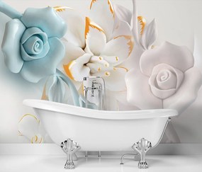 Gario Fotótapéta Virágok absztrakt Anyag: Vlies, Méret: 400 x 280 cm