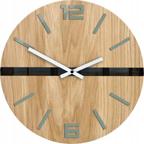 Falióra Fa Tölgy Akril Android Kerek Kvarc Mechanizmus