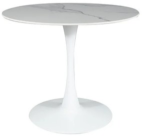 Espero asztal kerek 90cm fehér