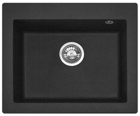 WEST XL gránit mosogató  black METALLIC