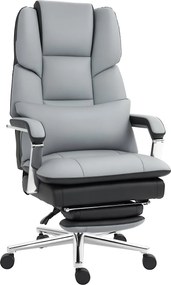 HOMCOM Ergonomikus Irodai Szék - Szürke | Aosom