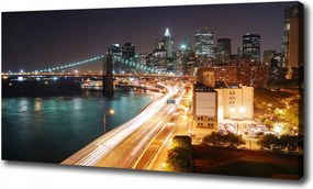 Vászonkép New York éjszaka 100x70 cm