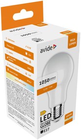 Avide LED Opál Filament Globe 8.5W E27 NW 4000K