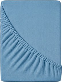 Frottír gumis lepedő EXCLUSIVE kék 90 x 200 cm