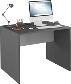 Számítógépasztal, grafit/fehér, RIOMA NEW TYP 12