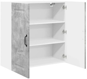 Fali konyhaszekrény Beton Szürke 80 x 31 x 80 cm Faanyag