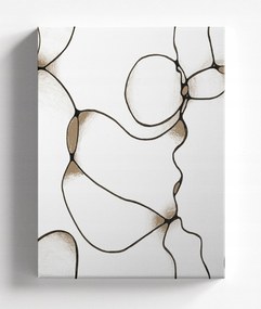 Vászonkép 60x80 db Absztrakt fehér minimalizmus világos vonalak C033