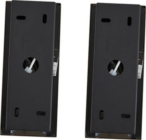 2 darabos modern fekete fali lámpa LED-del - Plaza