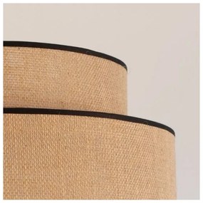 Csillár zsinóron BOHO 1xE27/60W/230V átm. 40 cm bézs