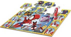 Pókember Spidey and Friends interaktív 24 db-os puzzle Clementoni