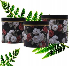 Virágdoboz Flower Ajándék Doboz Flowerbox W1723-3 3 db-os Szett