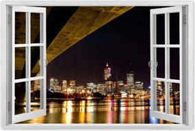 Poszterek 60x40 Éjszakai kép híddal