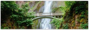 Poszterek 200x66 Trópusi vízesés Hegyek