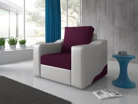 Fotel Winter (lila + fehér). Akció -15%. 616071