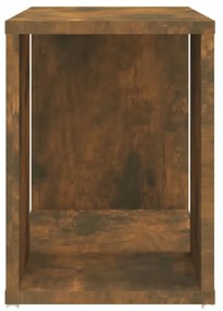 füstös tölgy színű szerelt fa TV-szekrény 60 x 24 x 32 cm