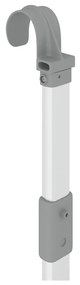 alumínium erkély ruhaszárító 89 x 25 x (60-95) cm
